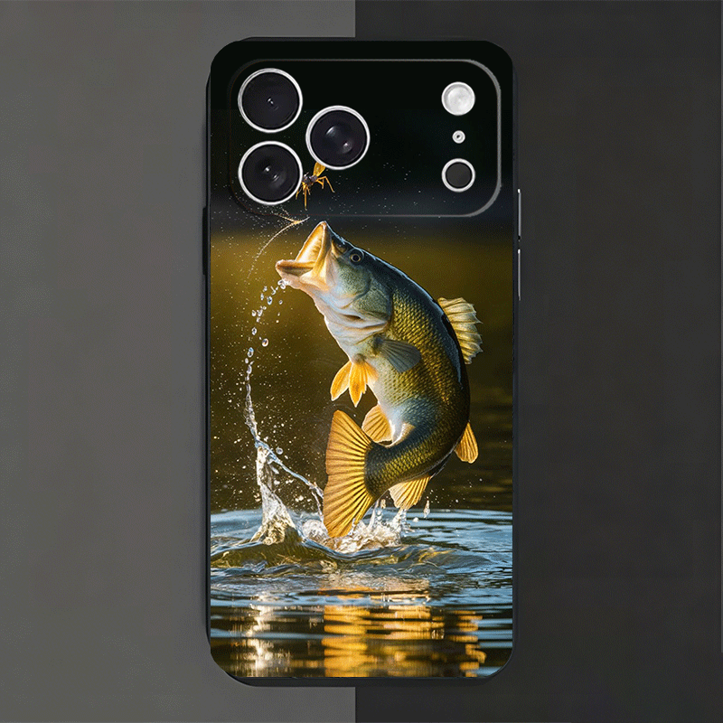 Casing HP Motif Pancing Ikan M - Fishing Rod Case ulasan dan harga