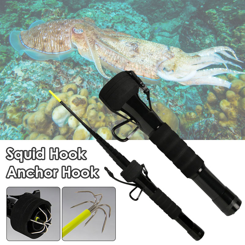 4/3M Teleskopik Cumi-cumi Gaff - Fishing Rod Telescopic ulasan dan harga