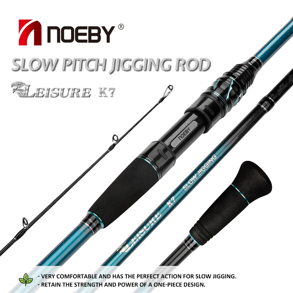 NOEBY K7 Slow Pitch Jigging Ro - Fishing Rod Surf ulasan dan harga